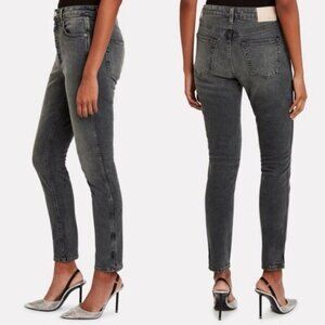 TRAVE LAWSON Slim Full Length Button Fly Jeans Shade of Grey USA🇺🇸MADE Size 32